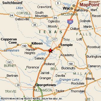 belton tx map.